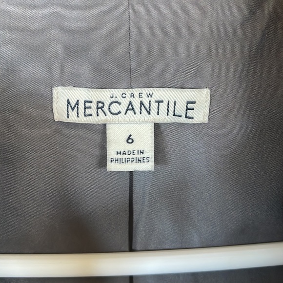 J. Crew Mercantile Grey Coat 6 good condition and very warm - Picture 2 of 6